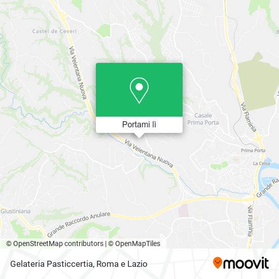 Mappa Gelateria Pasticcertia