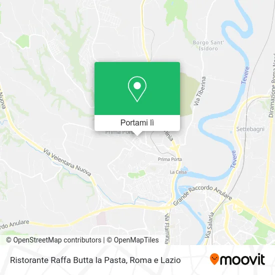 Mappa Ristorante Raffa Butta la Pasta