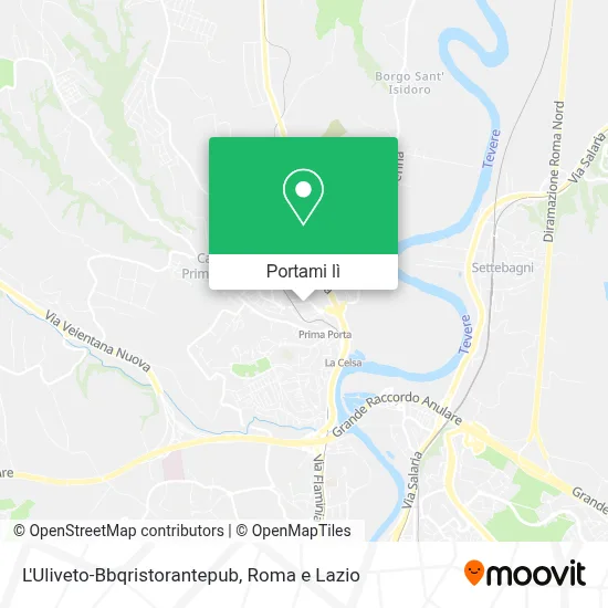 Mappa L'Uliveto-Bbqristorantepub