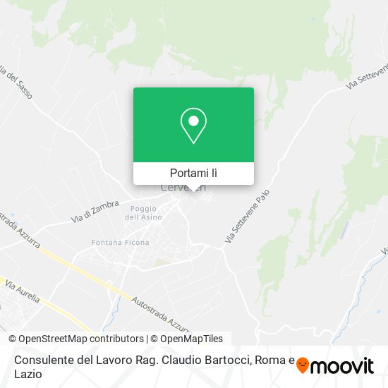 Mappa Consulente del Lavoro Rag. Claudio Bartocci
