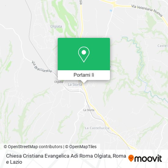 Mappa Chiesa Cristiana Evangelica Adi Roma Olgiata