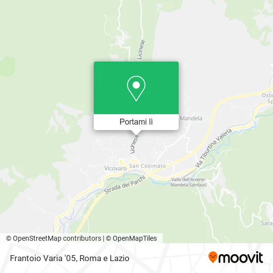 Mappa Frantoio Varia '05