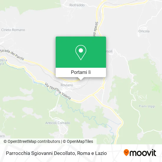 Mappa Parrocchia Sgiovanni Decollato