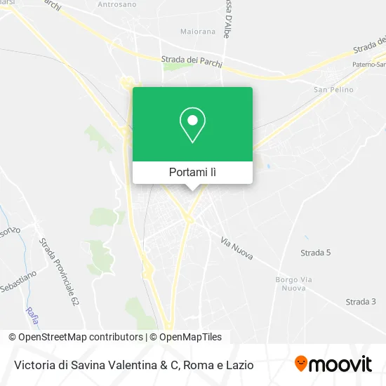 Mappa Victoria di Savina Valentina & C
