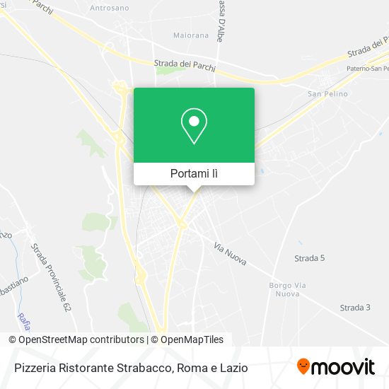 Mappa Pizzeria Ristorante Strabacco