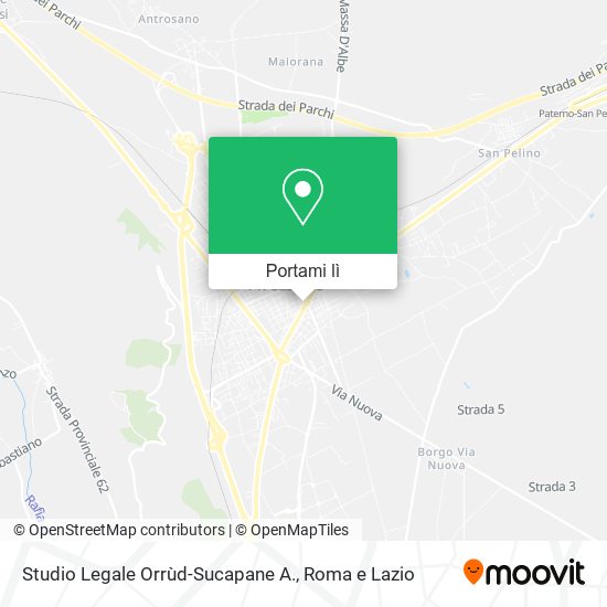 Mappa Studio Legale Orrùd-Sucapane A.