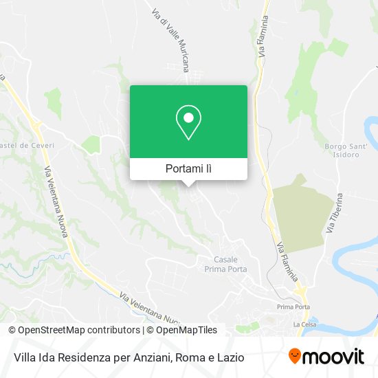 Mappa Villa Ida Residenza per Anziani