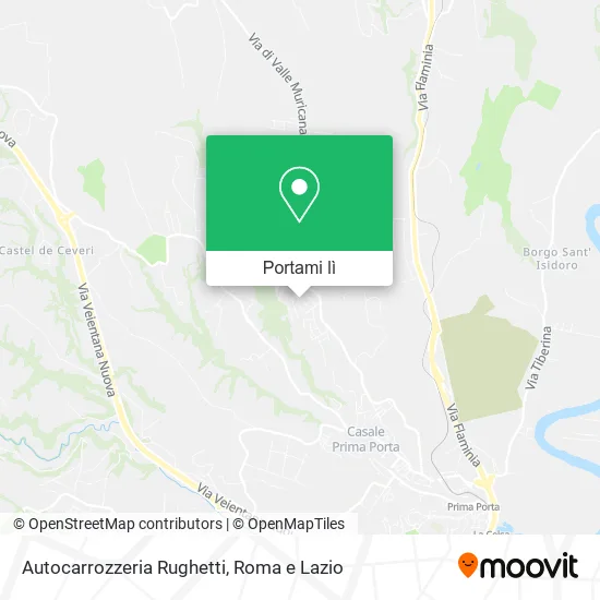 Mappa Autocarrozzeria Rughetti