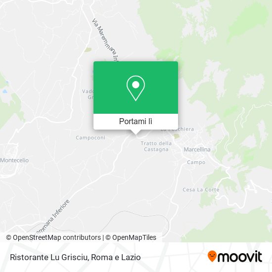Mappa Ristorante Lu Grisciu