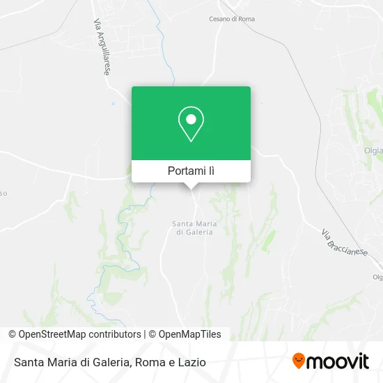 Mappa Santa Maria di Galeria