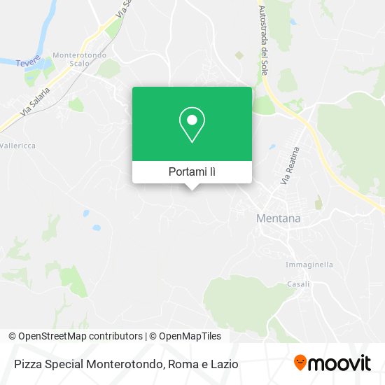 Mappa Pizza Special Monterotondo