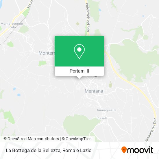 Mappa La Bottega della Bellezza