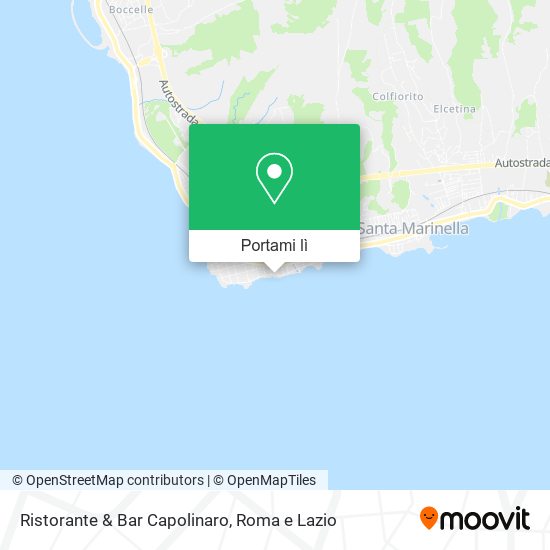 Mappa Ristorante & Bar Capolinaro