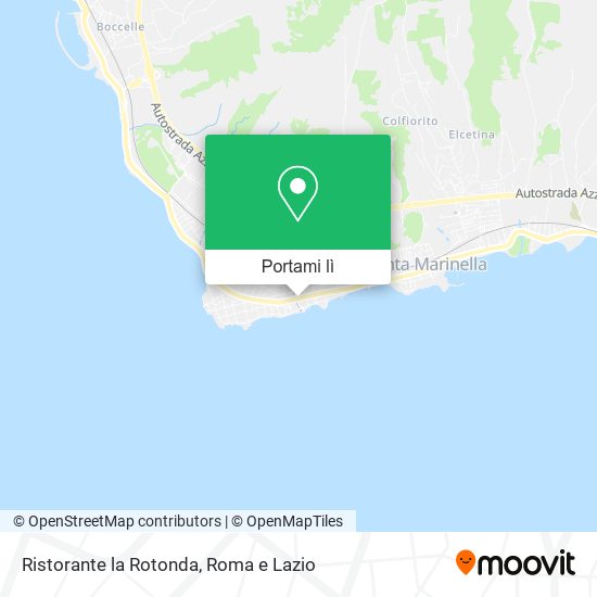 Mappa Ristorante la Rotonda