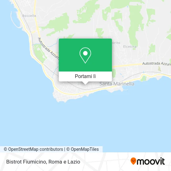 Mappa Bistrot Fiumicino