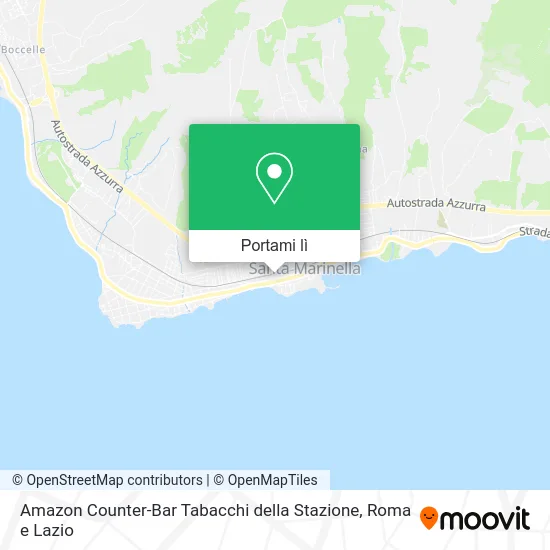 Mappa Amazon Counter-Bar Tabacchi della Stazione
