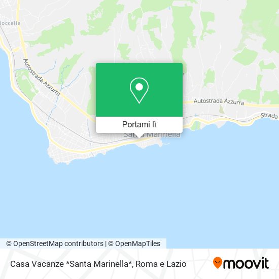 Mappa Casa Vacanze *Santa Marinella*