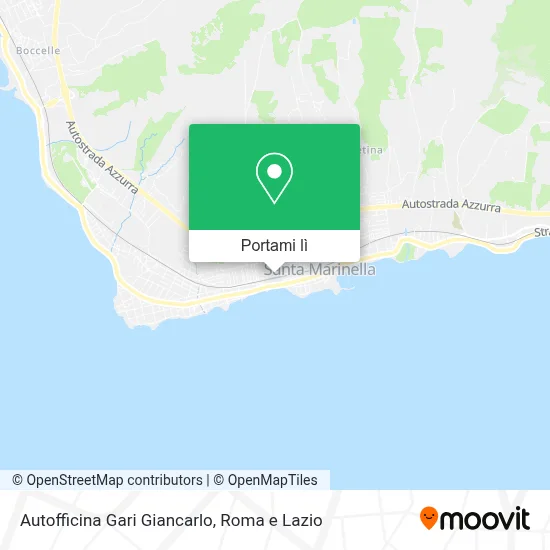 Mappa Autofficina Gari Giancarlo