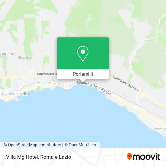 Mappa Villa Mg Hotel