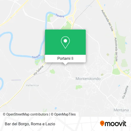 Mappa Bar del Borgo