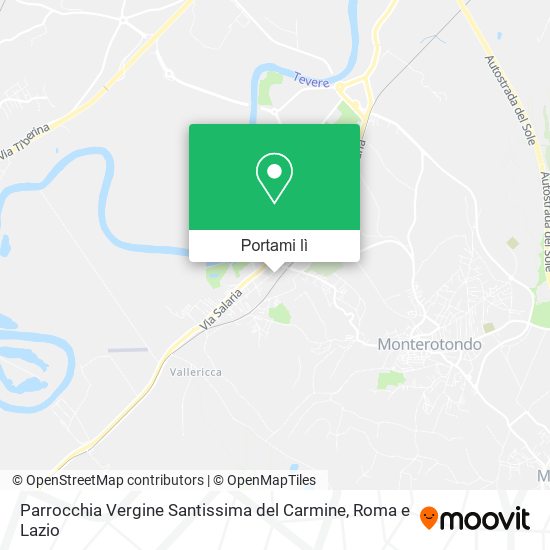 Mappa Parrocchia Vergine Santissima del Carmine