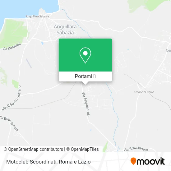 Mappa Motoclub Scoordinati