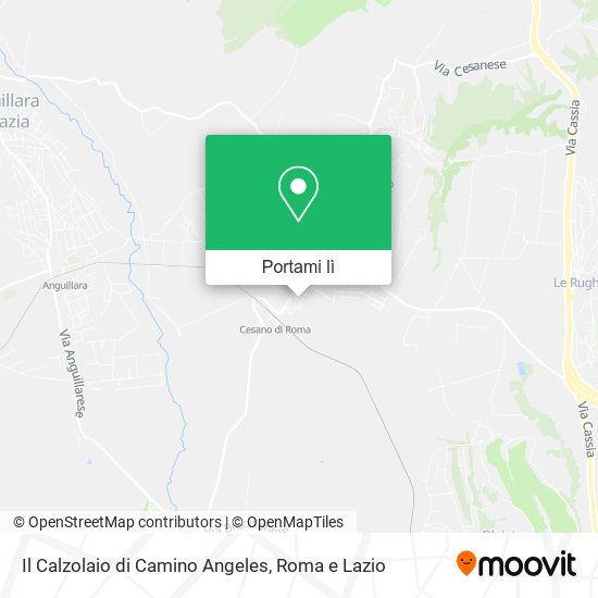 Mappa Il Calzolaio di Camino Angeles