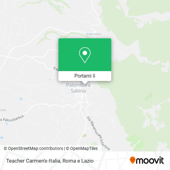 Mappa Teacher Carmen's-Italia