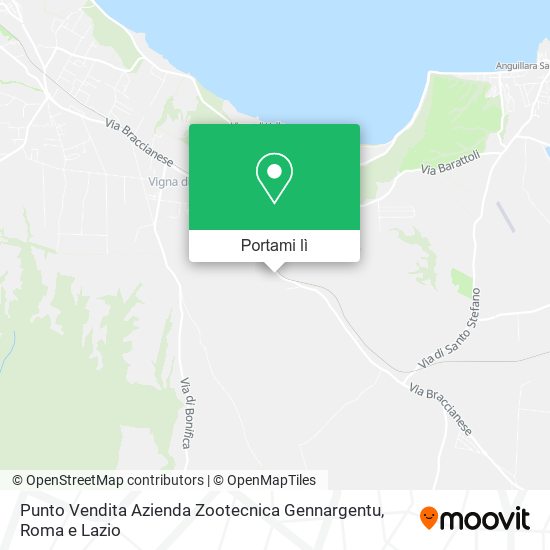 Mappa Punto Vendita Azienda Zootecnica Gennargentu