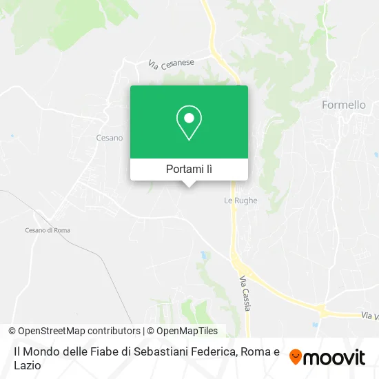 Mappa Il Mondo delle Fiabe di Sebastiani Federica