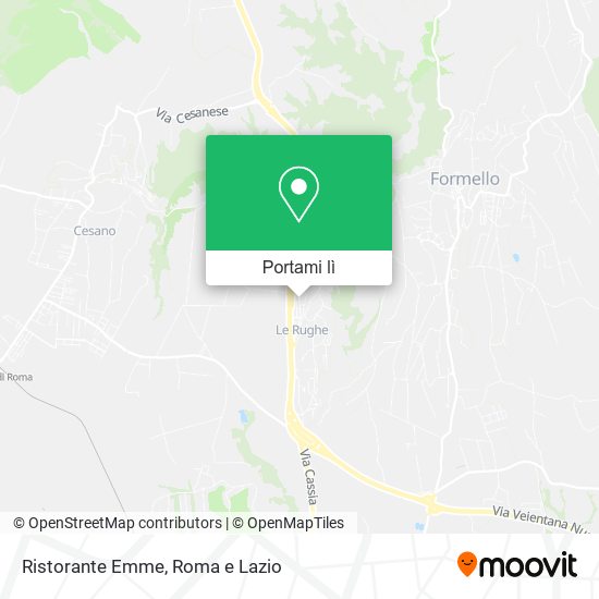 Mappa Ristorante Emme