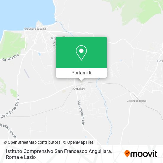 Mappa Istituto Comprensivo San Francesco Anguillara