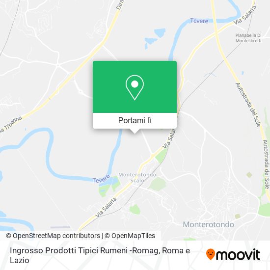 Mappa Ingrosso Prodotti Tipici Rumeni -Romag