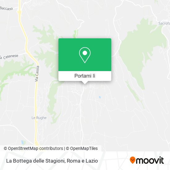 Mappa La Bottega delle Stagioni