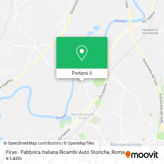 Mappa Firas - Fabbrica Italiana Ricambi Auto Storiche