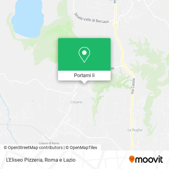 Mappa L'Eliseo Pizzeria
