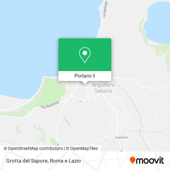 Mappa Grotta del Sapore