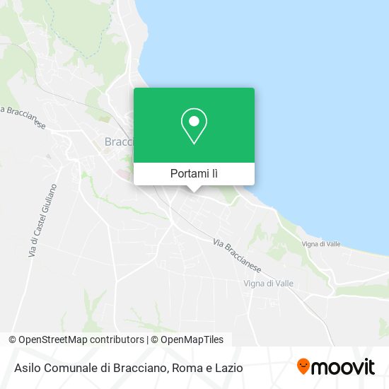Mappa Asilo Comunale di Bracciano