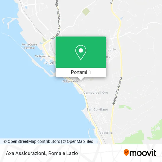 Mappa Axa Assicurazioni.