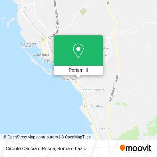 Mappa Circolo Caccia e Pesca