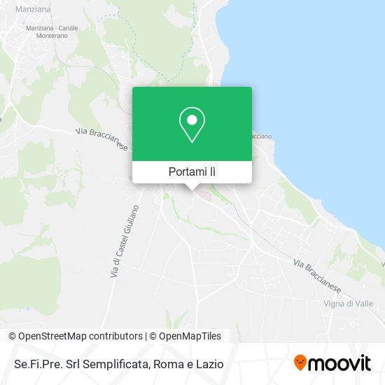 Mappa Se.Fi.Pre. Srl Semplificata