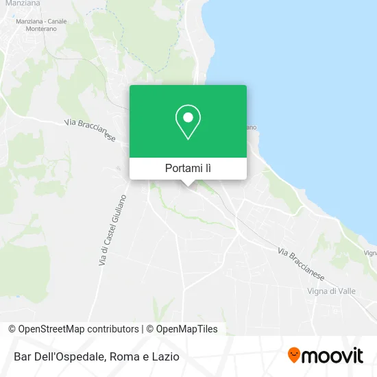 Mappa Bar Dell'Ospedale