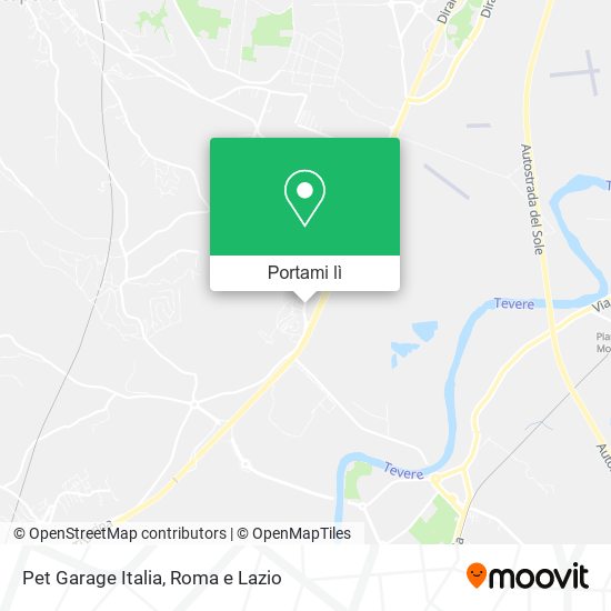 Mappa Pet Garage Italia