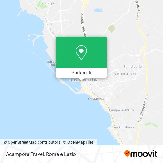 Mappa Acampora Travel