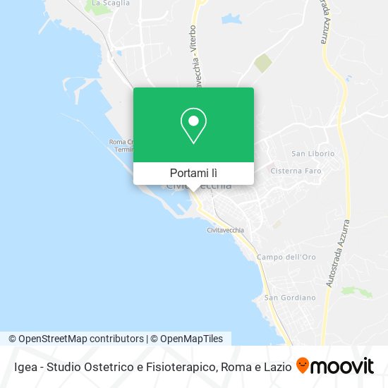 Mappa Igea - Studio Ostetrico e Fisioterapico