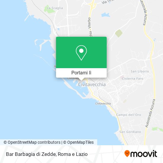 Mappa Bar Barbagia di Zedde