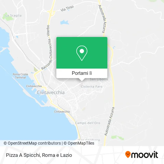 Mappa Pizza A Spicchi