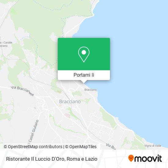 Mappa Ristorante Il Luccio D'Oro