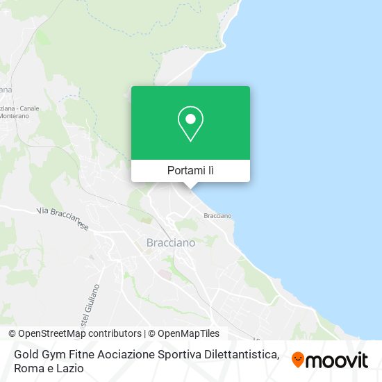 Mappa Gold Gym Fitne Aociazione Sportiva Dilettantistica