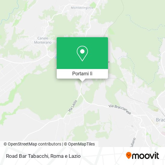 Mappa Road Bar Tabacchi